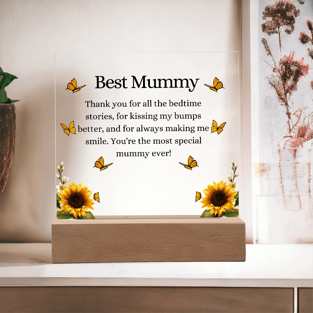 Best Mummy, Acrylic Plaque - Mothers Day Gift