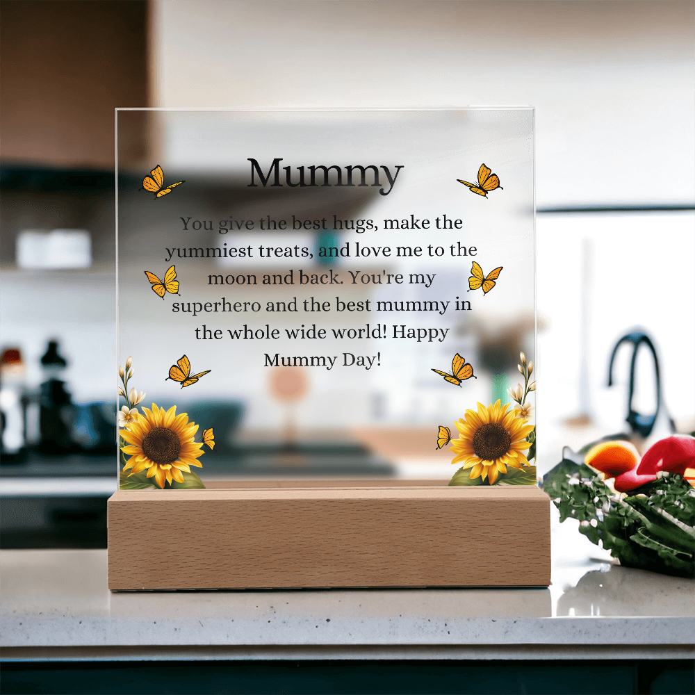 Mummy You give the best hugs Acrylic Plaque