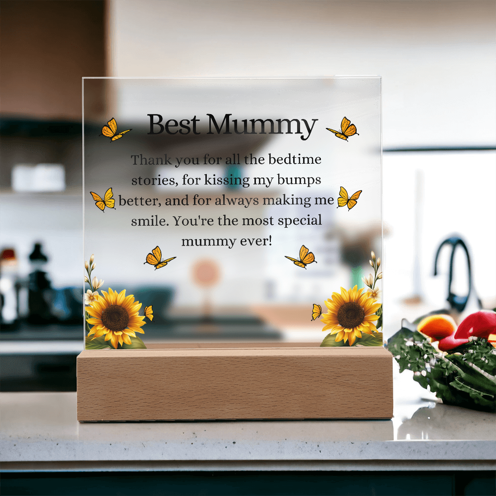 Best Mummy, Acrylic Plaque - Mothers Day Gift