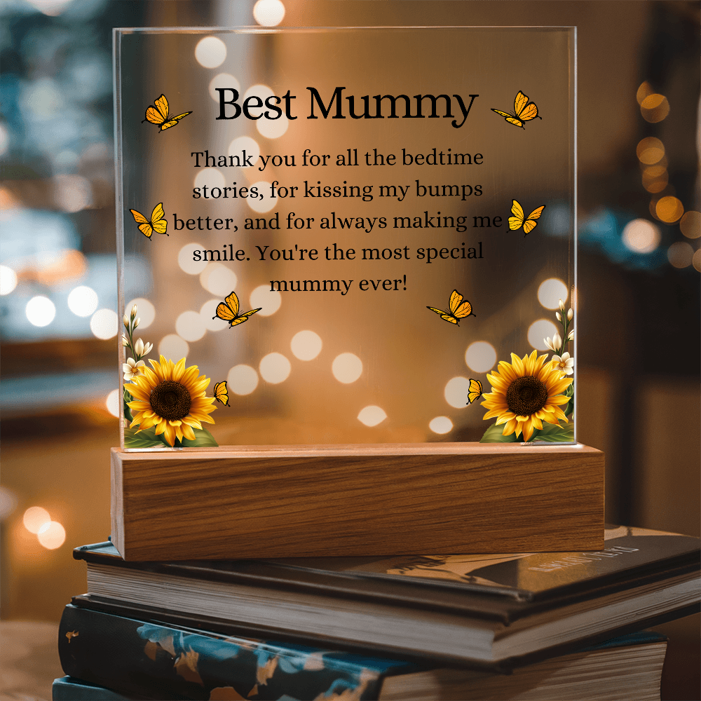 Best Mummy, Acrylic Plaque - Mothers Day Gift