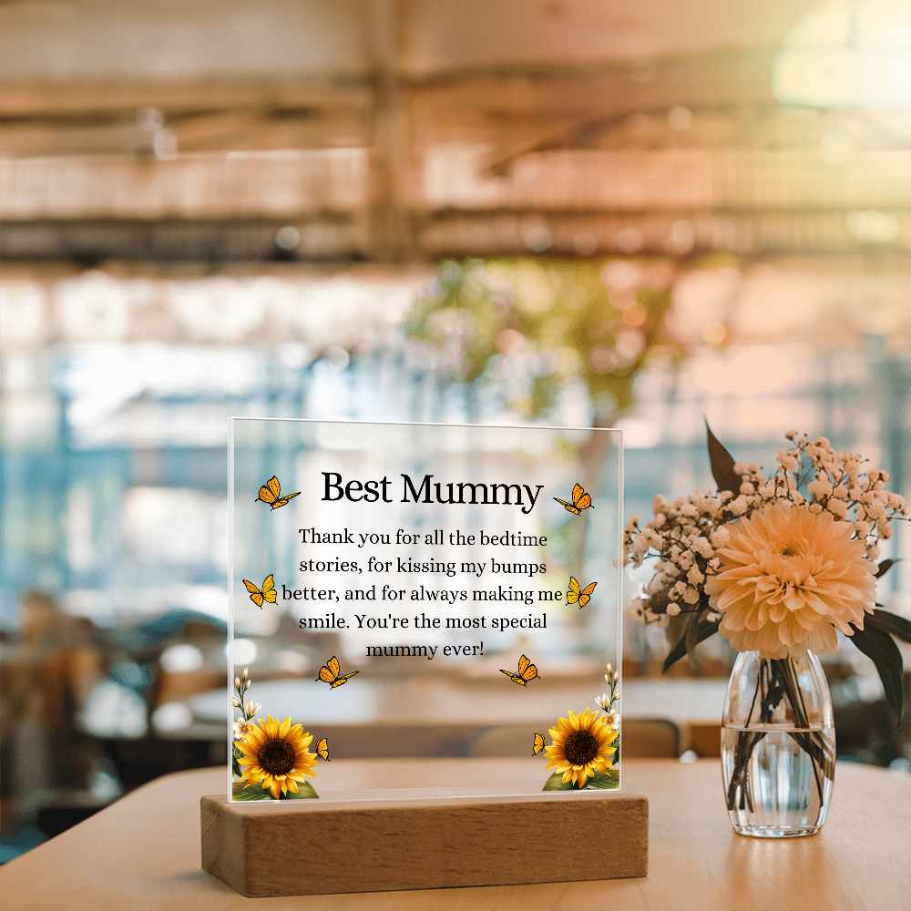 Best Mummy, Acrylic Plaque - Mothers Day Gift